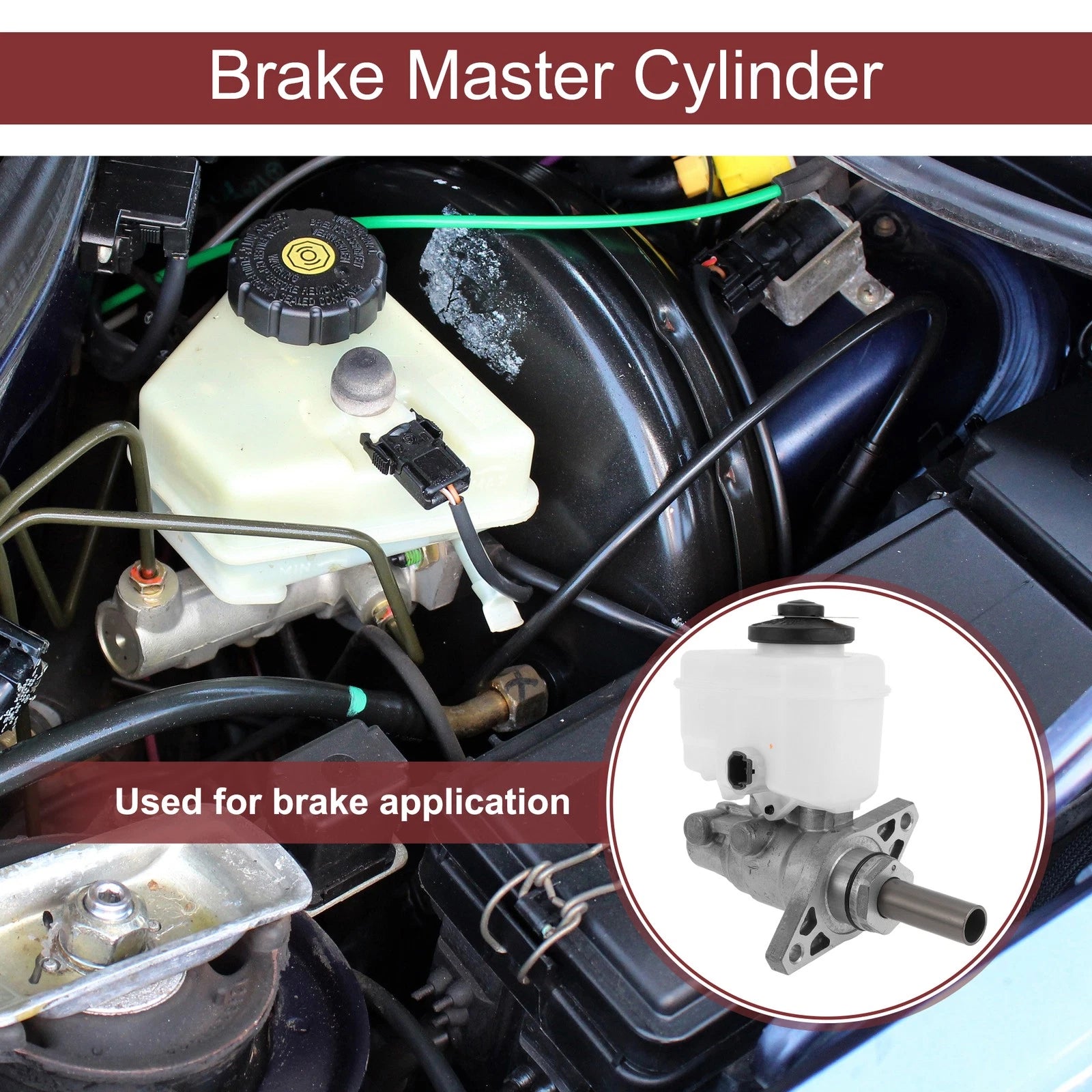 Brake Master Cylinder with Reservoir Replacement for Toyota 4Runner (2002–2009)