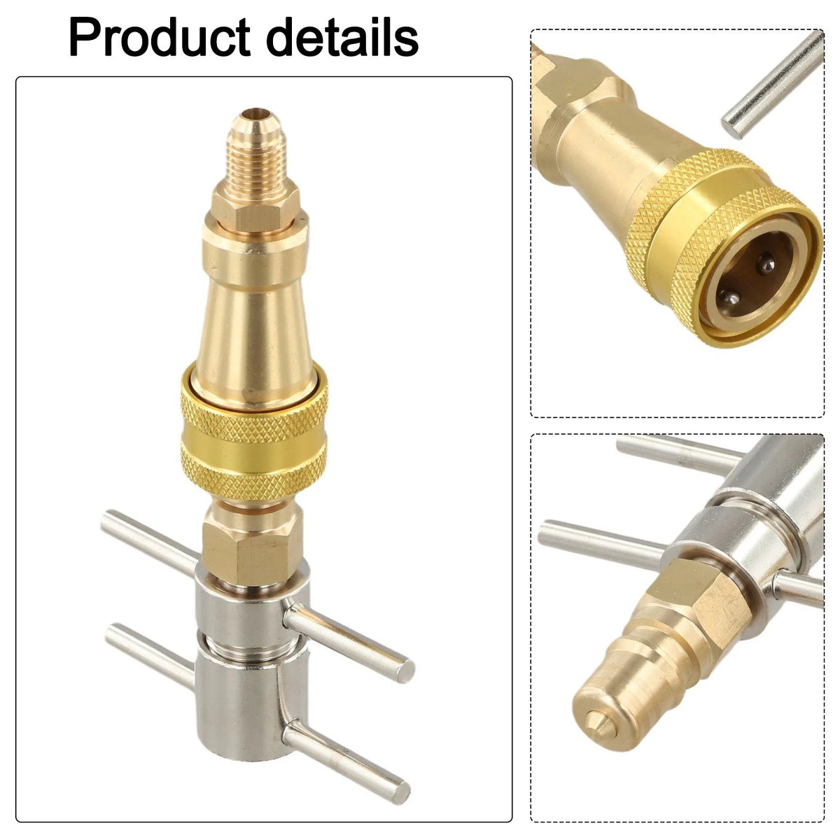 1/4 Inch Brass Washer Quick Connector for Refrigerator