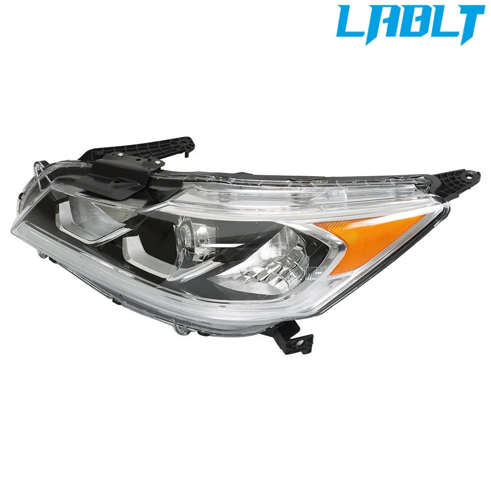Left Side Halogen Headlight Assembly with LED DRL for Honda Accord (2016–2017)