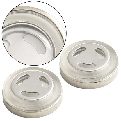Easily Replaceable Set of Eight Motorcycle Brakes' Sight Glasses at 18mm