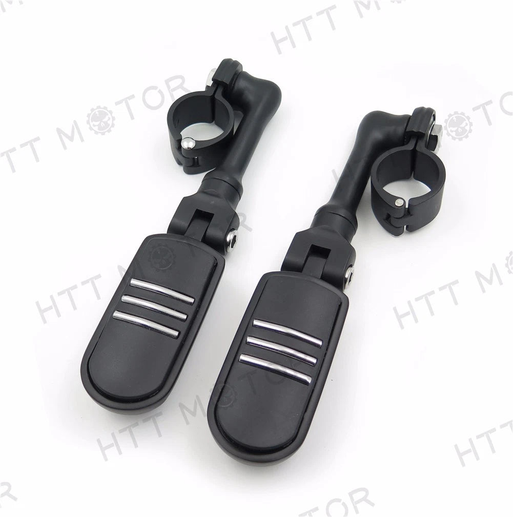 Adjustable Foot Peg for Triumph Rocket & Yamaha (1.5", Black)