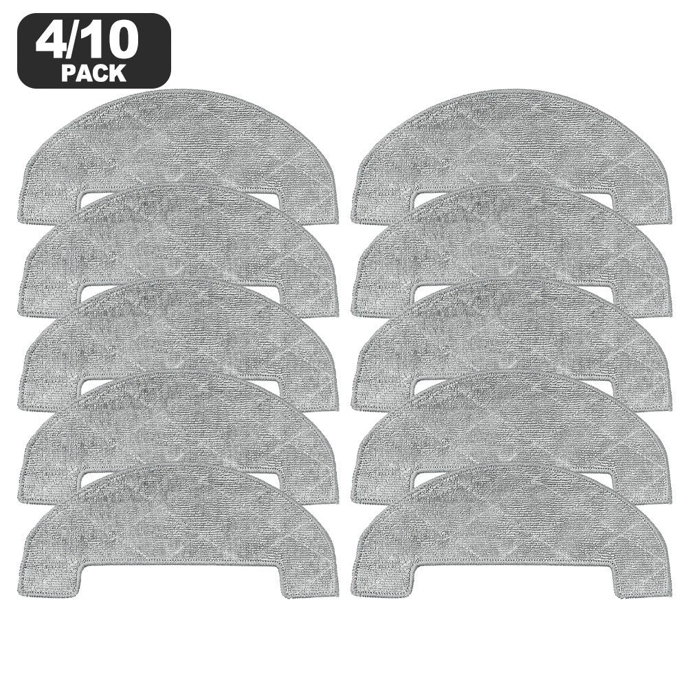 10X Mop Cloth Replacement Kit for MYBOT X9 PRO Robot Vacuum Cleaner