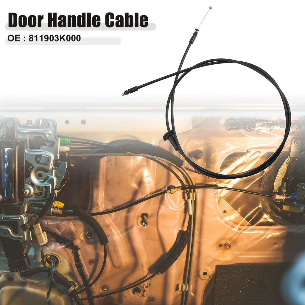 Hood Release Cable Door Handle Cable Replacement for Hyundai Sonata (2006–2010)