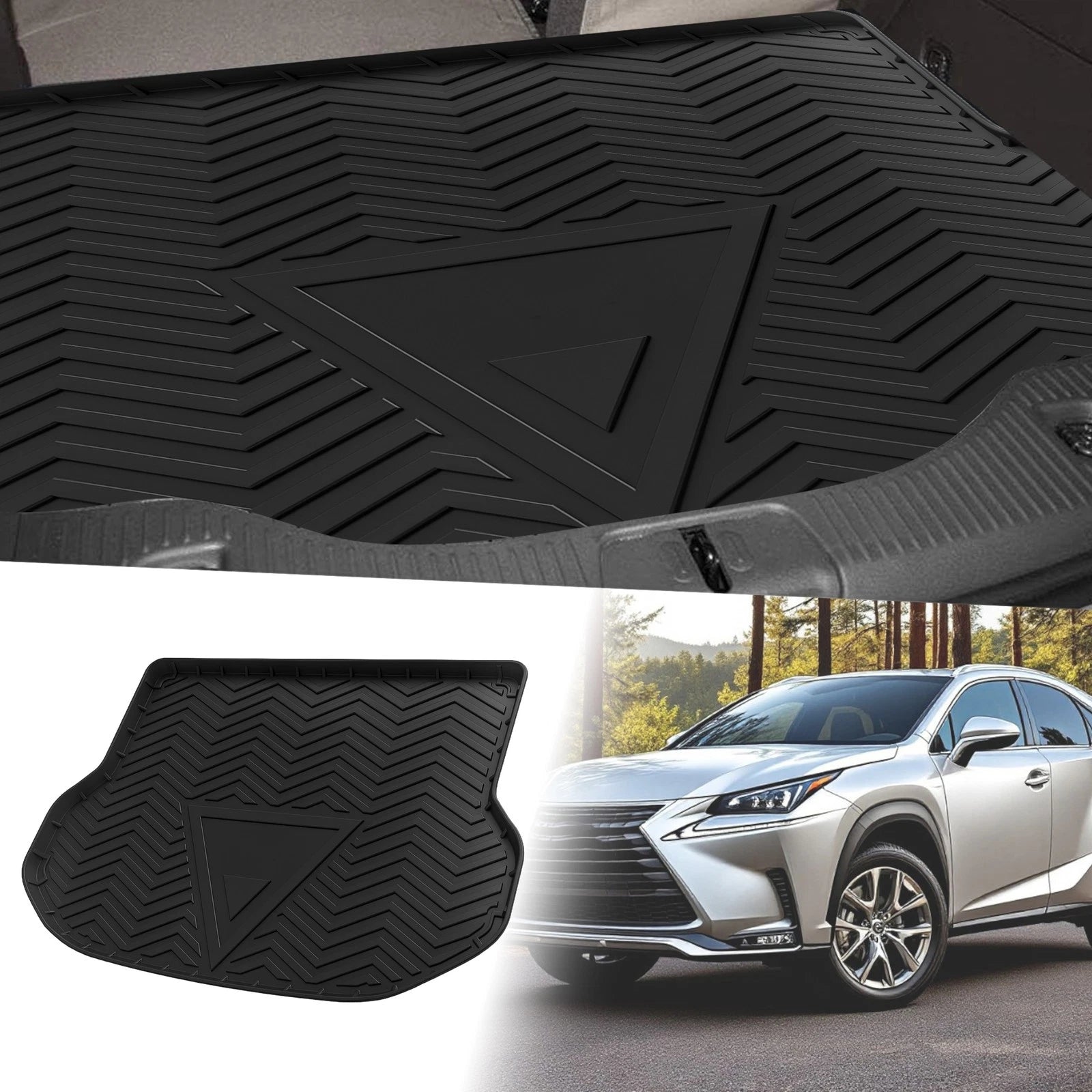 Cargo Liner Rear Trunk Mat Replacement for Lexus NX200t NX300h (2015–2021)