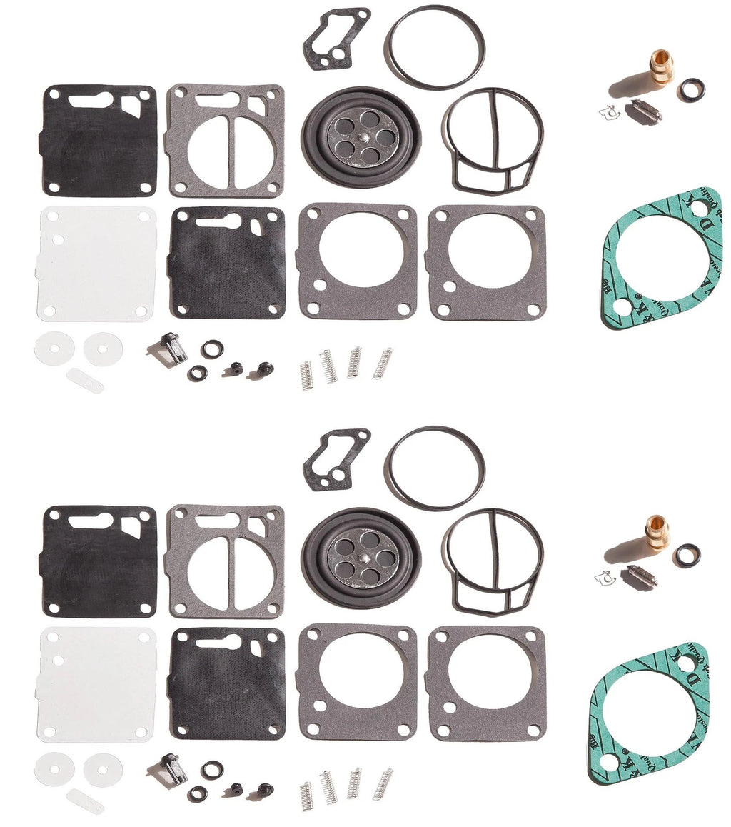 Dual Carb Rebuild Kit with Needle Seat & Base Gaskets for Sea Doo GTX GSX (1996–1997)