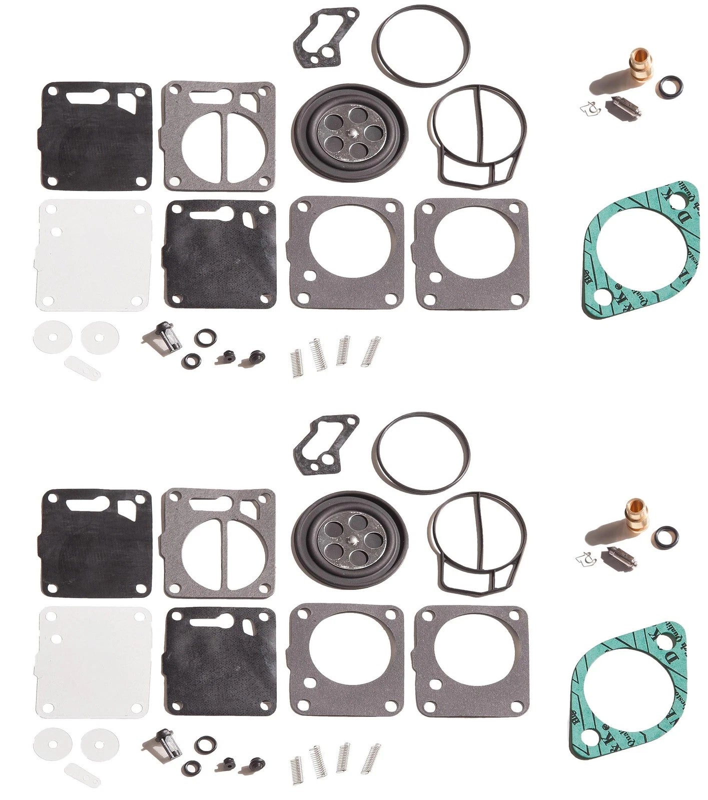 Dual Carb Rebuild Kit with Needle Seat & Base Gaskets for Sea Doo GTX GSX (1996–1997)