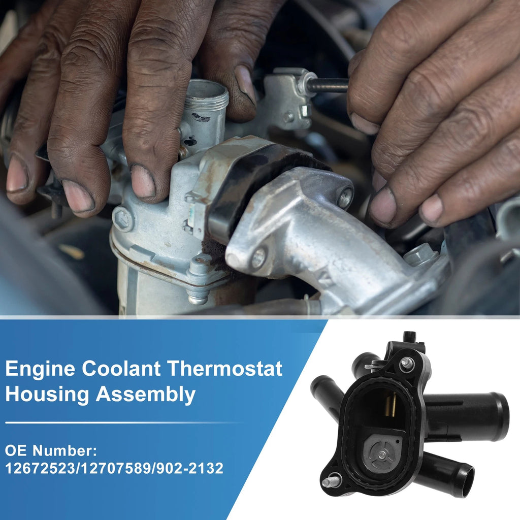 Engine Coolant Thermostat Housing Assembly Replacement for Buick Encore (2016–2021)