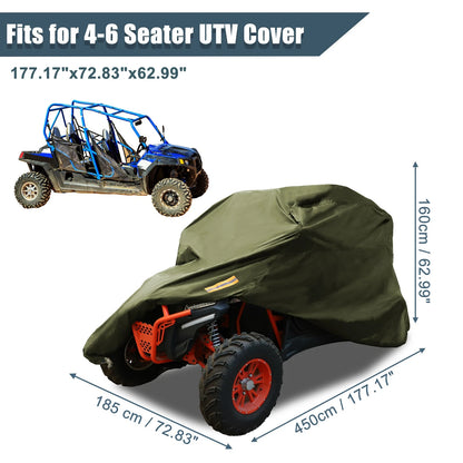 UTV Waterproof Full Cover for Kawasaki Can-Am 4-6 Seater (2010–2023)