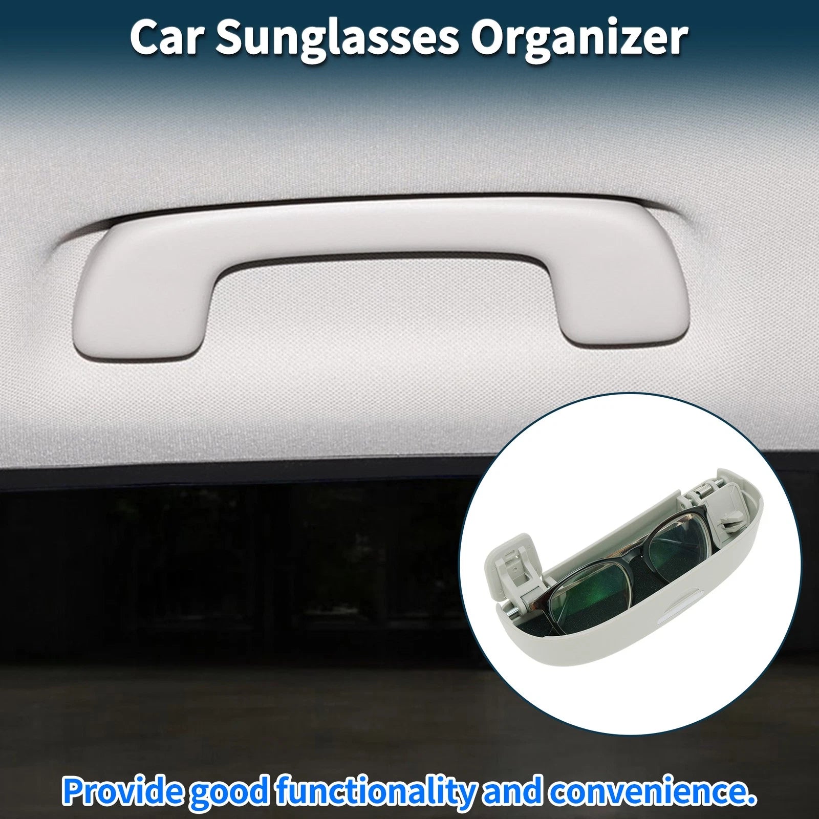 Car Sunglasses Case Storage Box for Volkswagen T-ROC (2018–2024)
