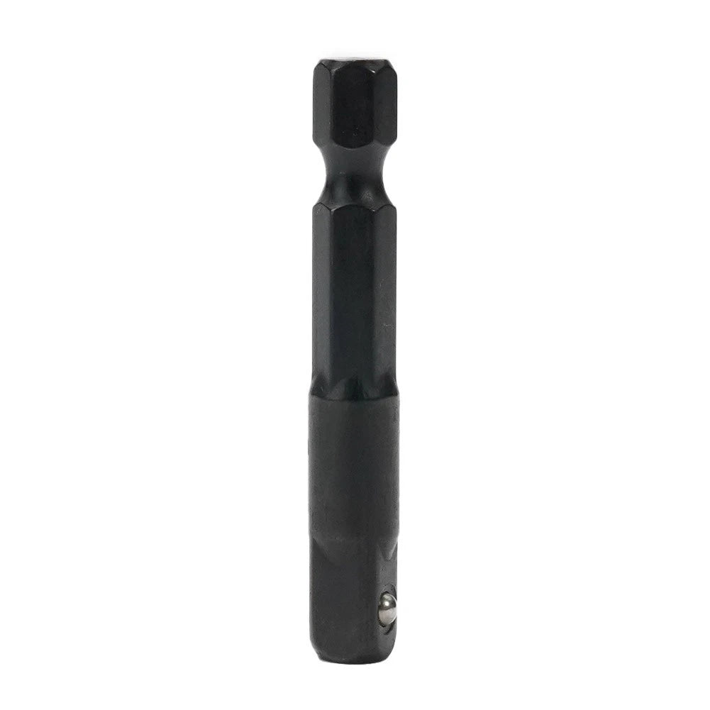 1/4 Drill Socket Adapter for Impact Driver Hex Shank to Square Socket Extension
