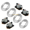 Front Rear Brake Calipers & Disc Rotors for Arctic Cat Wildcat Trail 700 (2014–2017)