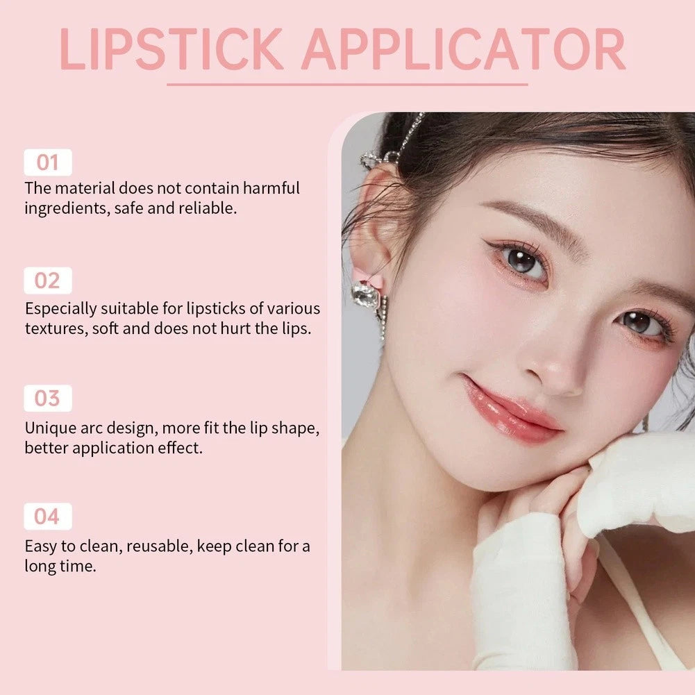 Soft Silicone Lip Applicator for Precise Makeup Application (Reusable)