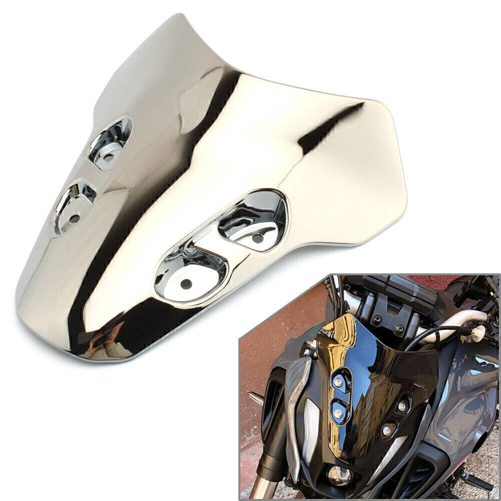 Windshield Wind Deflector for Yamaha MT07 (2021–2022) Silver
