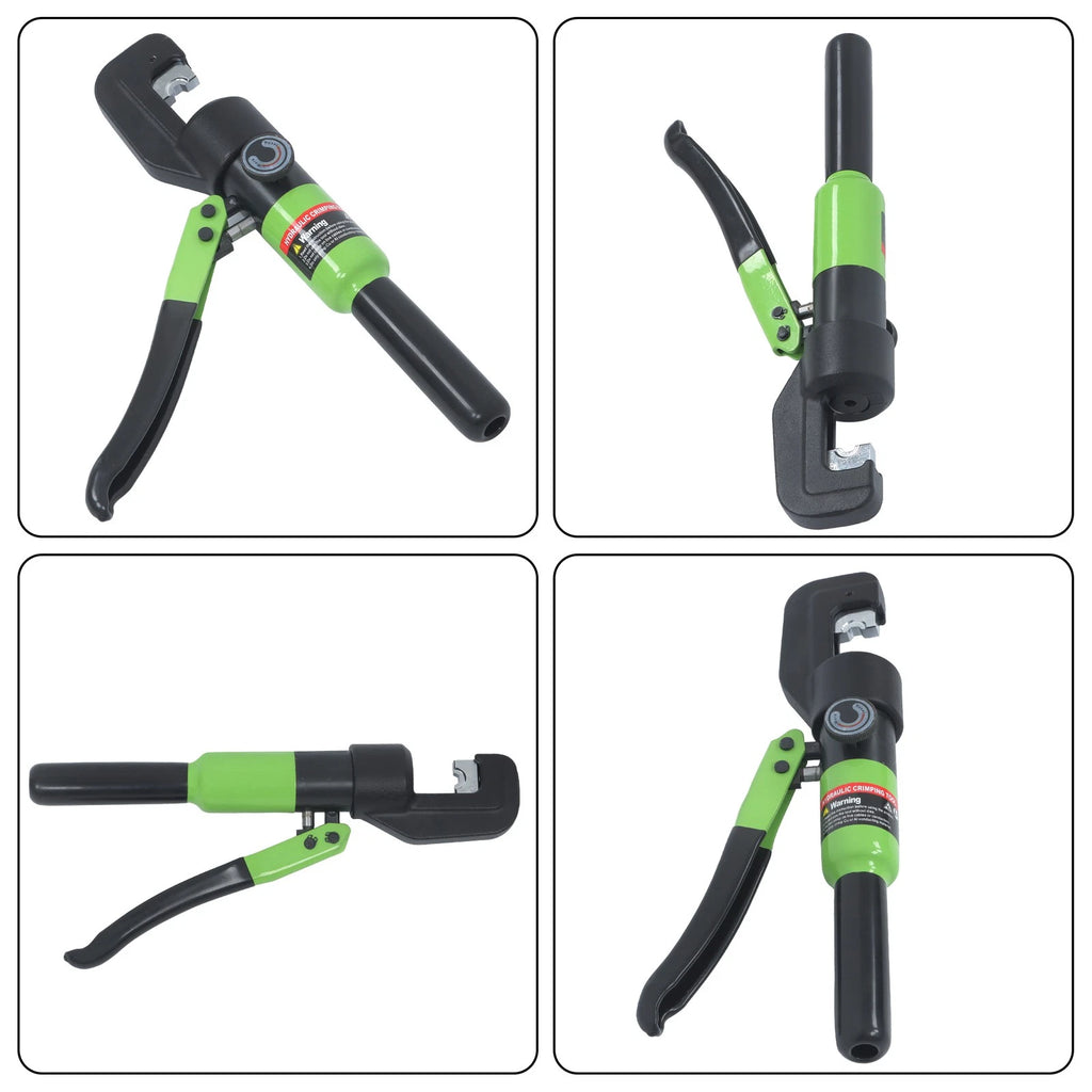 Hydraulic Wire Crimper Tool for Battery Cable Lug Terminal (6MT & 8 Dies)