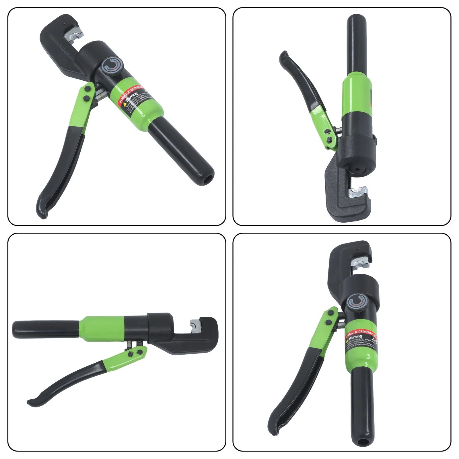 Hydraulic Wire Crimper Tool for Battery Cable Lug Terminal (6MT & 8 Dies)