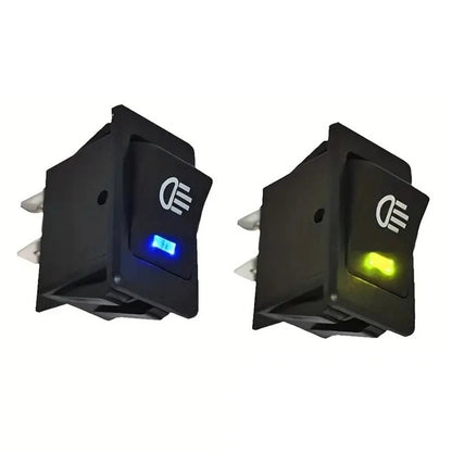 2X Rocker Switch 12V 35A 4 Pin LED ON OFF for Fog Lamp and Work Light