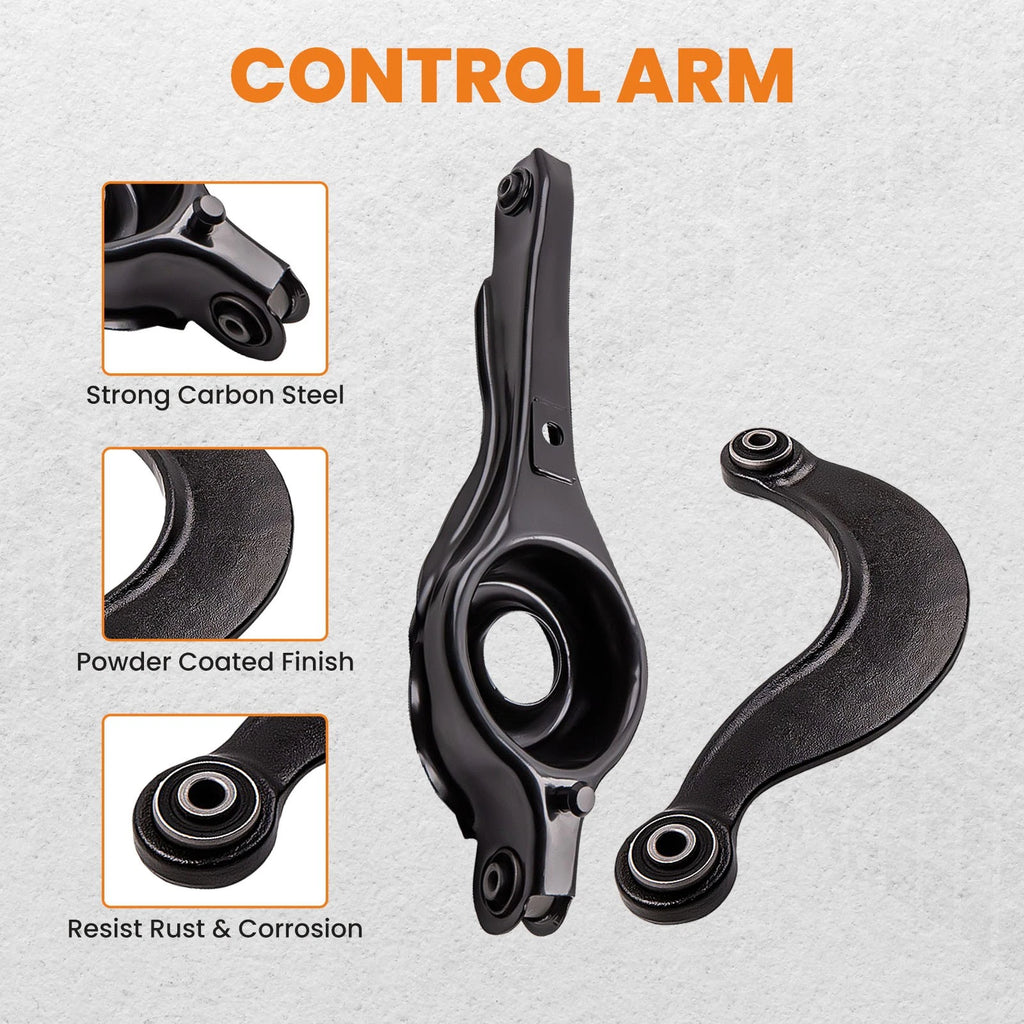 Set of 6 Rear Upper Lower Control Arms for Ford Focus (2000–2011)
