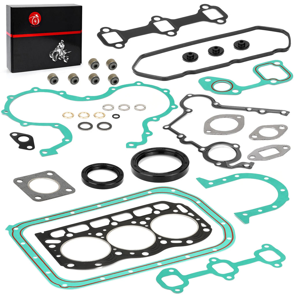 Engine Gaskets Seals Rebuild Kit for Kawasaki Mule 2510 3010 4010 (1998–2008)