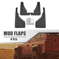 Front Rear Mud Flaps Splash Guards Black Set for Ford Bronco Sport (2021–2024)