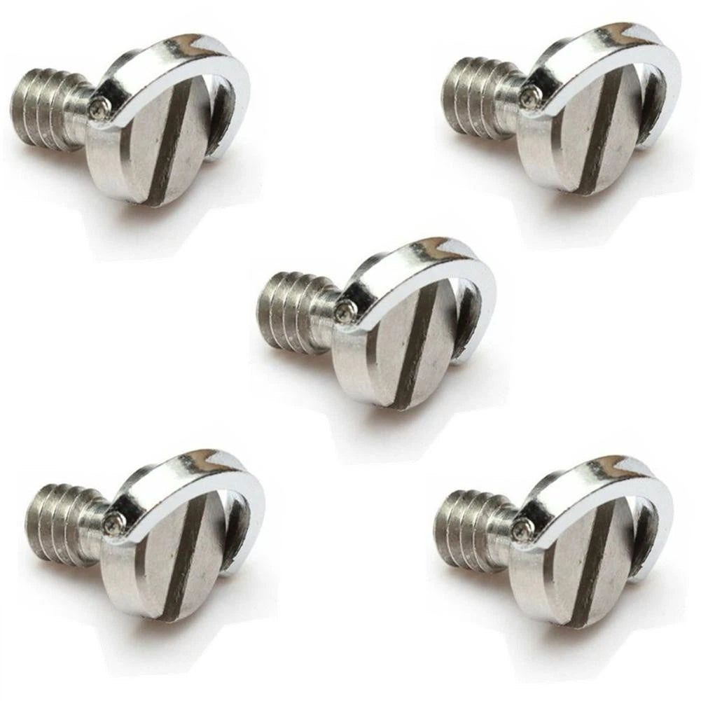 Set of 5 D-Ring Quick Release Plates for Camera Tripods