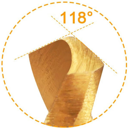 10-Piece HSS Mini Drill Bit Set for Beads, Beeswax, Leather, Wood