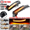 Smoked LED Dynamic Side Mirror Turn Signal Light for Ford Fusion (2013–2020)