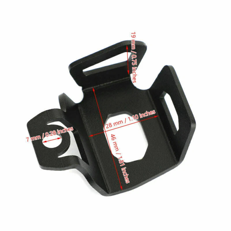 Rear Brake Fluid Reservoir Guard Cover for Kawasaki Ninja 250 300 400 650 (T9)
