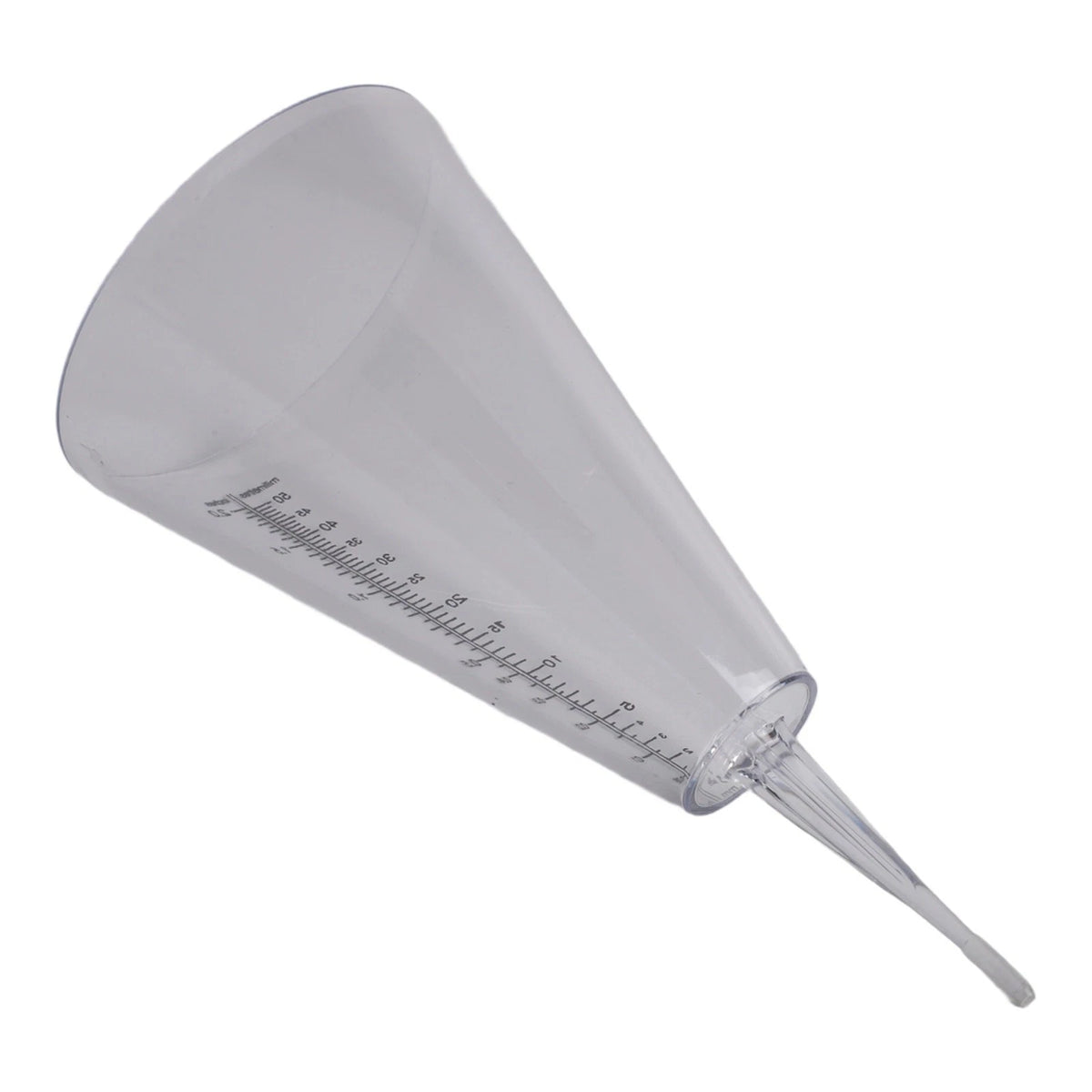 Transparent Cone Rain Gauge for Accurate Water Measurement Tool