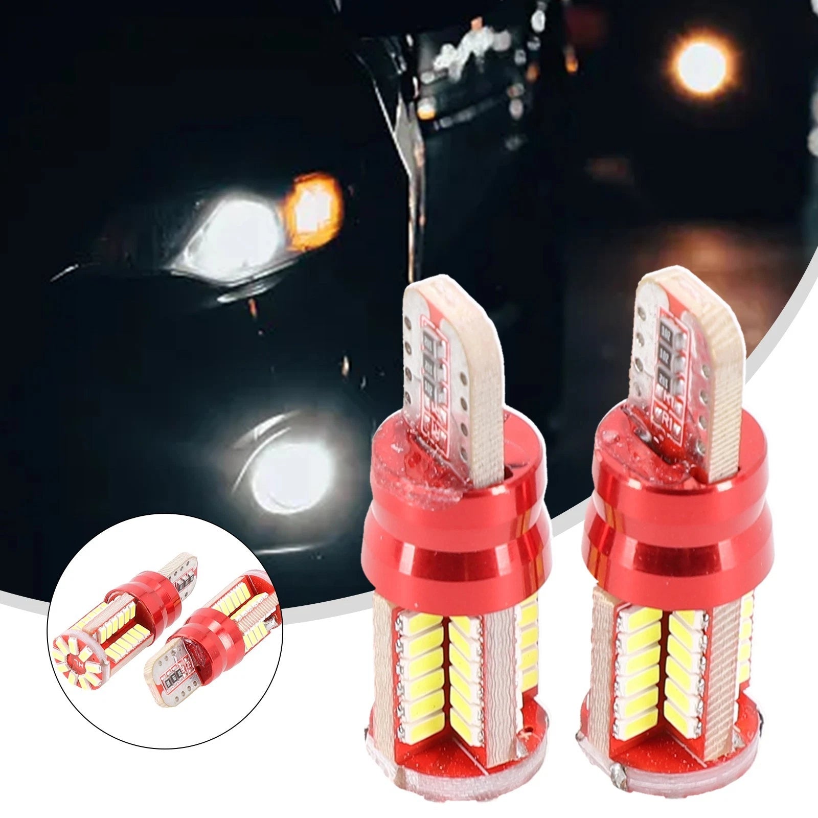 Wedge Bulbs for Parking Side Light License Plate (12V Xenon)