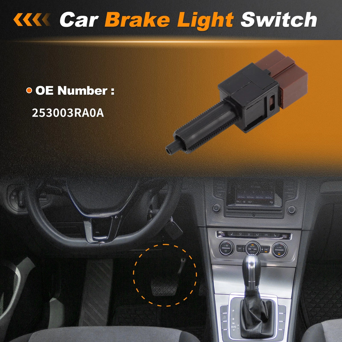 Brake Light Switch for Nissan Altima (2007–2012) 253003RA0A