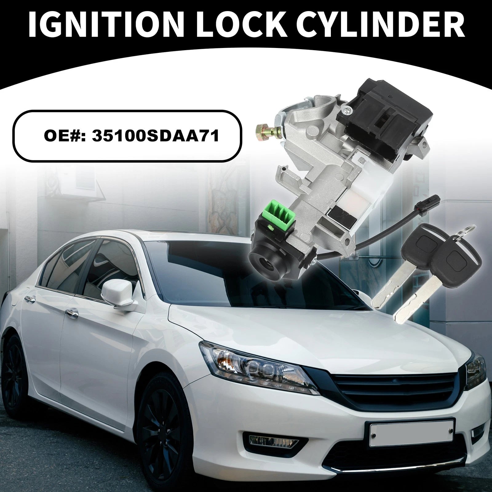 Ignition Lock Cylinder Replacement for Honda Accord (2003–2007)