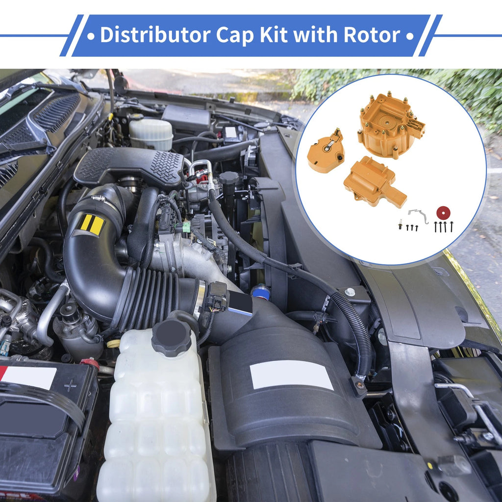Distributor Cap Kit Replacement for Chevy for GM SBC BBC 305 327 350 396 454