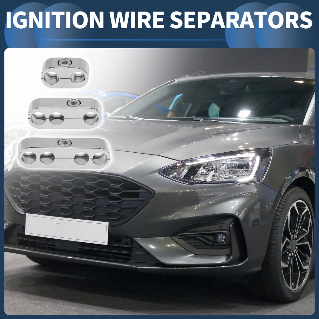Set of 6 Spark Plug Wire Separators for Ford (7mm, 8mm)