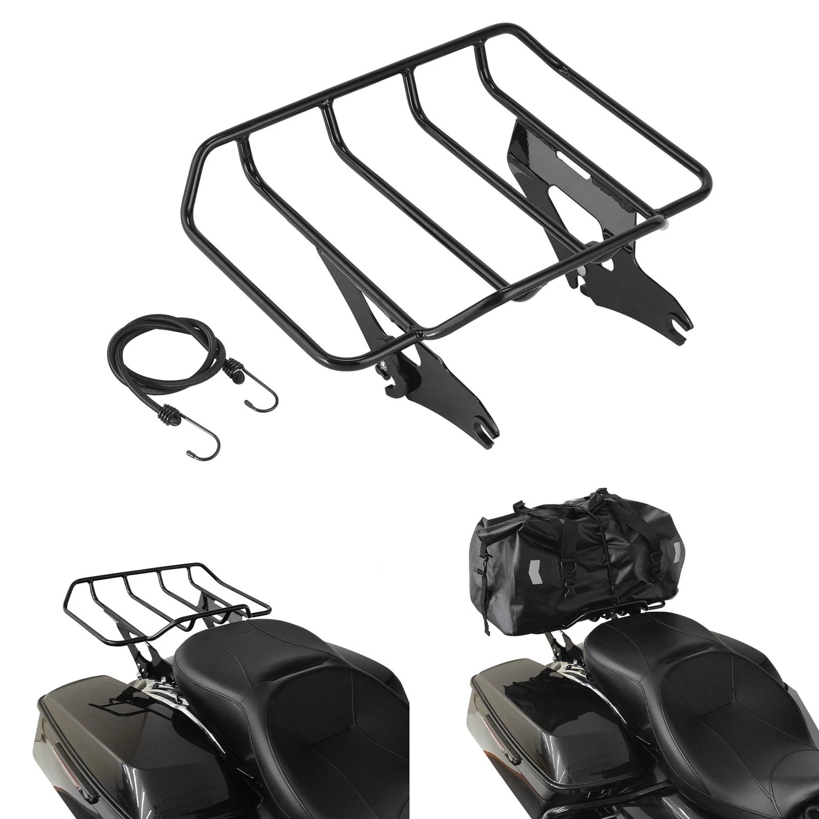 Rear Quick Release Luggage Rack for Harley Electra Glide (2014–2025)