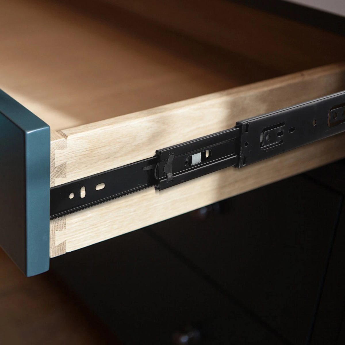 2X 45mm Slide Rail for Kitchen Drawers (Multiple Sizes)