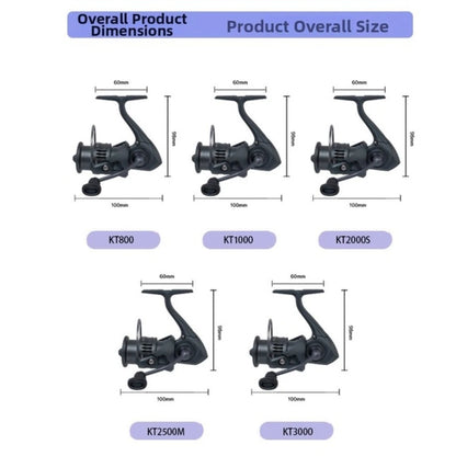 Fishing Reel for Saltwater Use - Lightweight Metal Frame