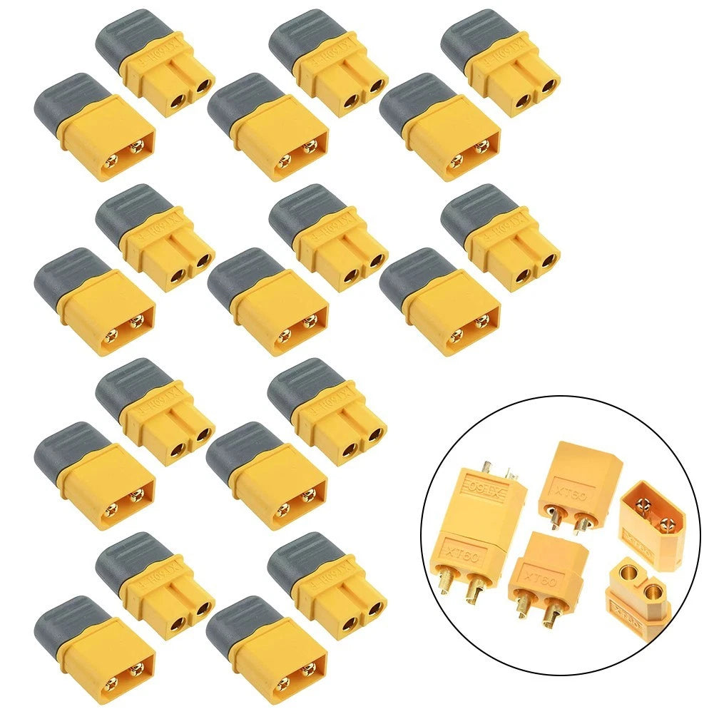 XT60H Gold Plated Connectors for Easy Installation