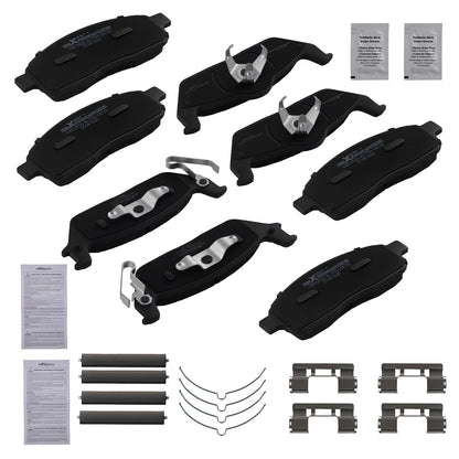 Front Rear Brake Pads Kit for Ford F-150 (2004–2008) P1083 P1012