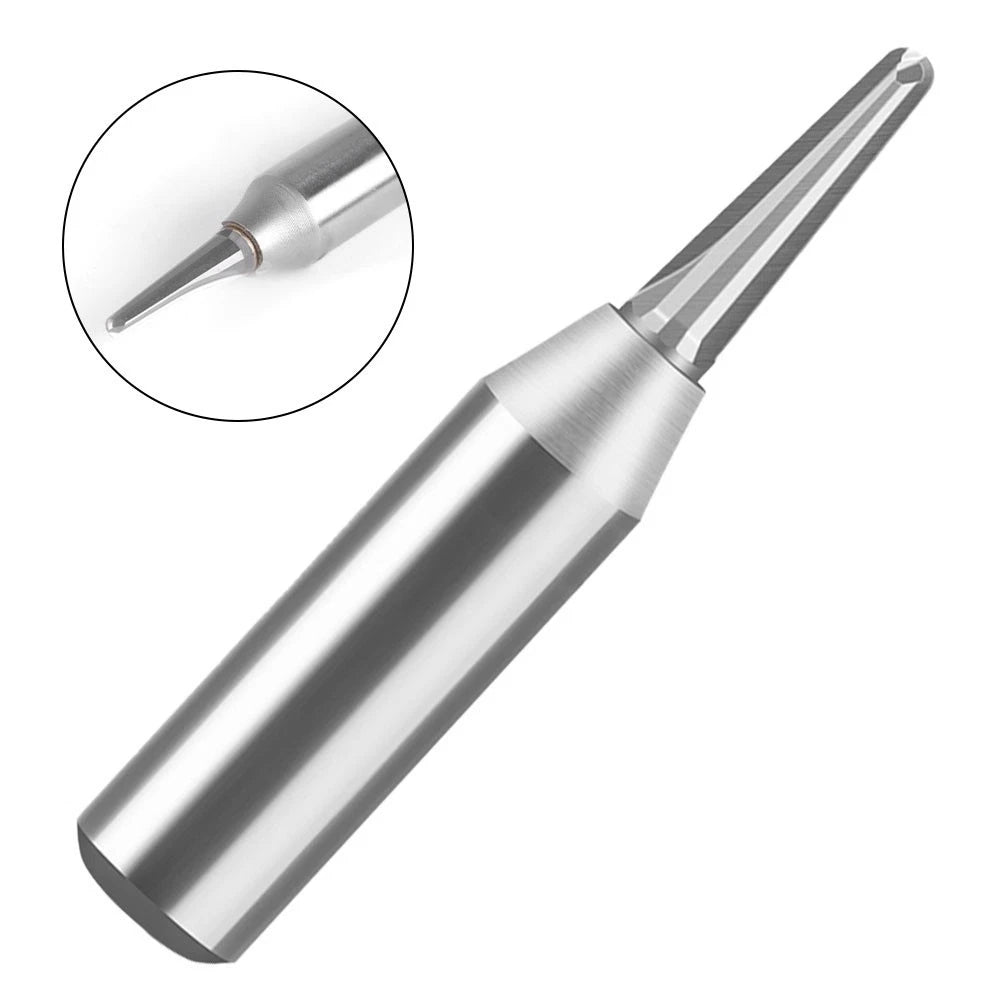 12mm TCT Round Bottom V Groove Router Bit for Woodwork Milling Machines