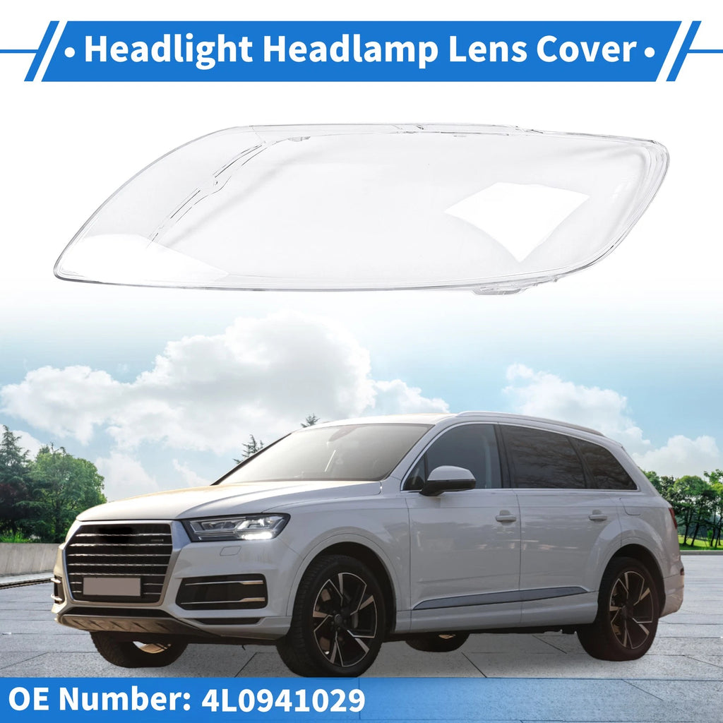 Front Left Headlight Lens Cover for Audi Q7 (2006–2015)