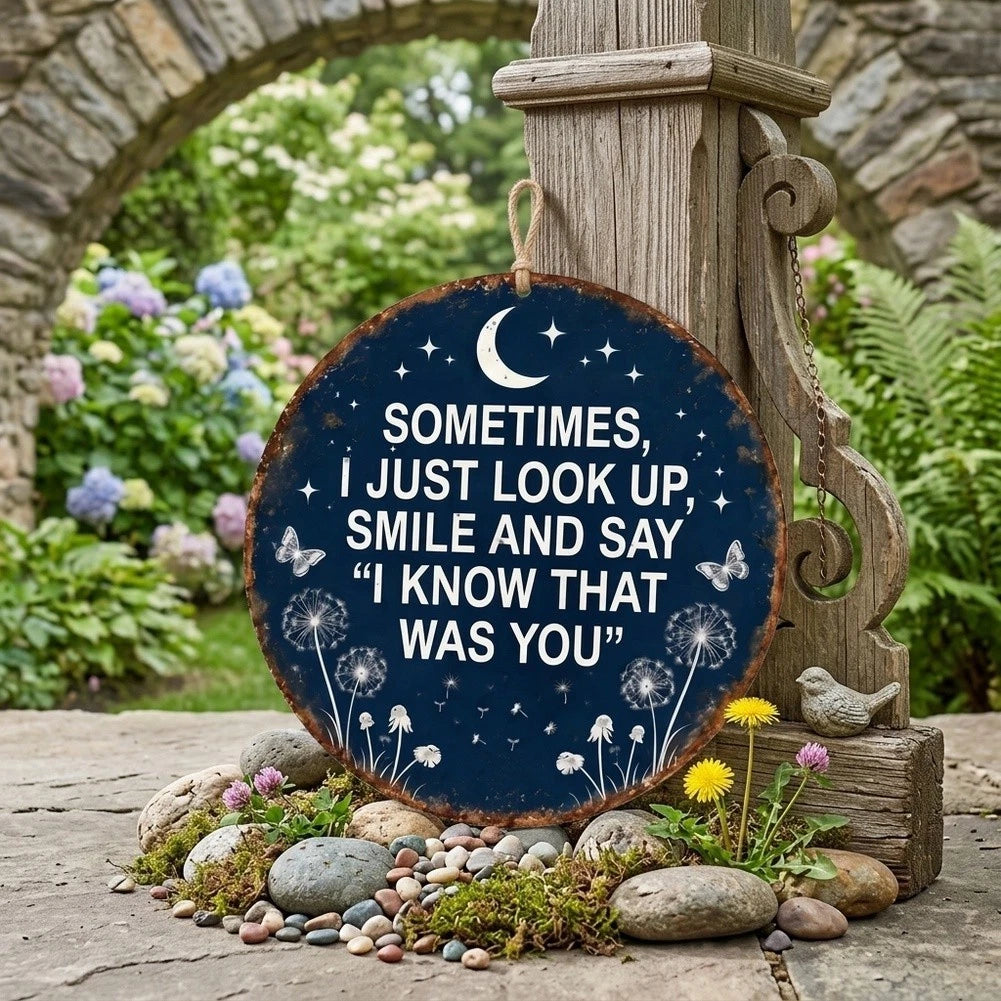 Outdoor Memorial Sign for Tree Fence Porch