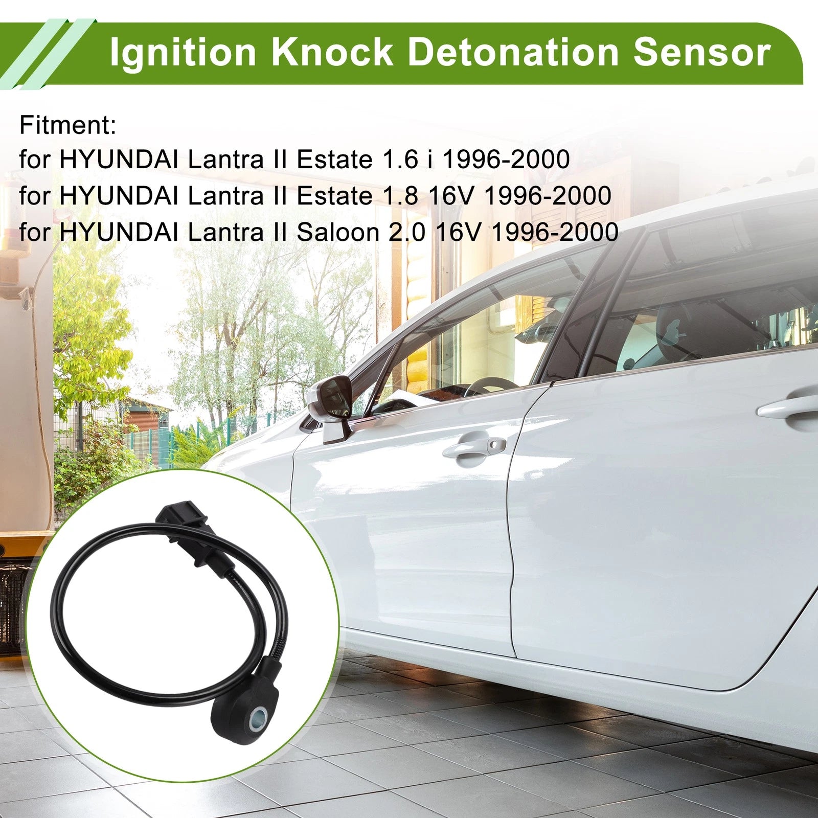 Ignition Knock Detonation Sensor Replacement for Hyundai Lantra II (1996–2000)