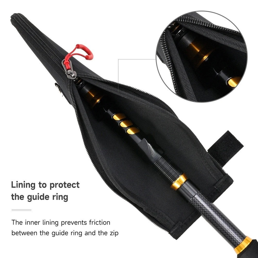 EVA Fishing Rod Guide Ring Protector Sleeve for Long Casting (Universal)