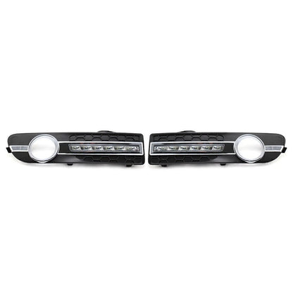 2X LED DRL Front Daytime Running Lights for Volvo S80 S80L (2007–2013)