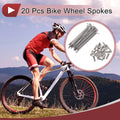 Bicycle Spokes Replacement Set for 67mm Wheels (304 Stainless Steel)