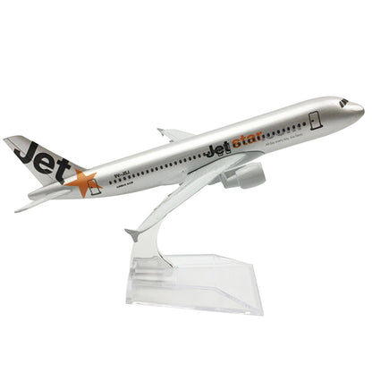 A320 Jet Star Airlines Diecast Model Airplane (1:400 Scale)