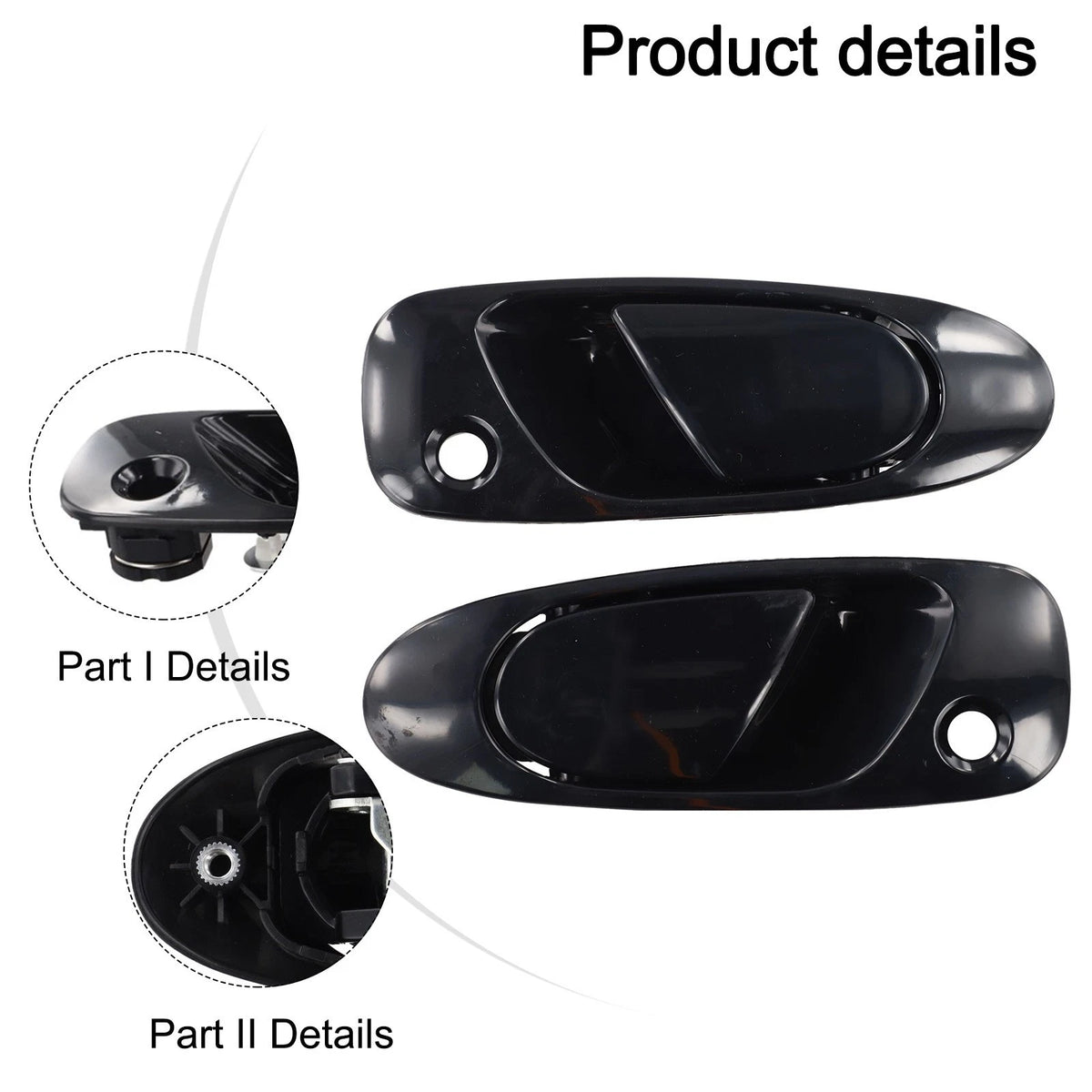 2X Door Handle Kit for Honda Civic (1992–1995)
