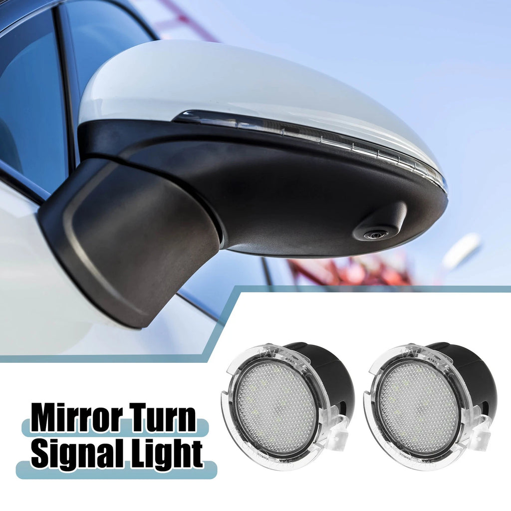 Mirror Turn Signal Light Replacement for Toyota Black Transparent 1 Pair (2007–2017)