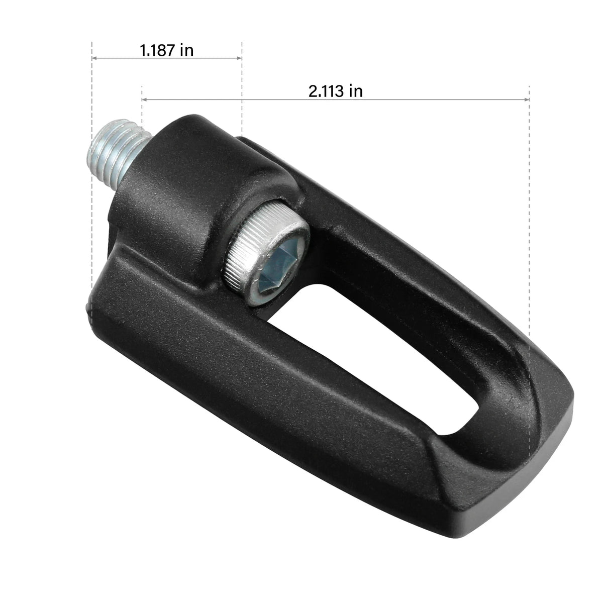 Matte Black Shift Pegs for Harley Touring Road Street Glide (1988–2023)