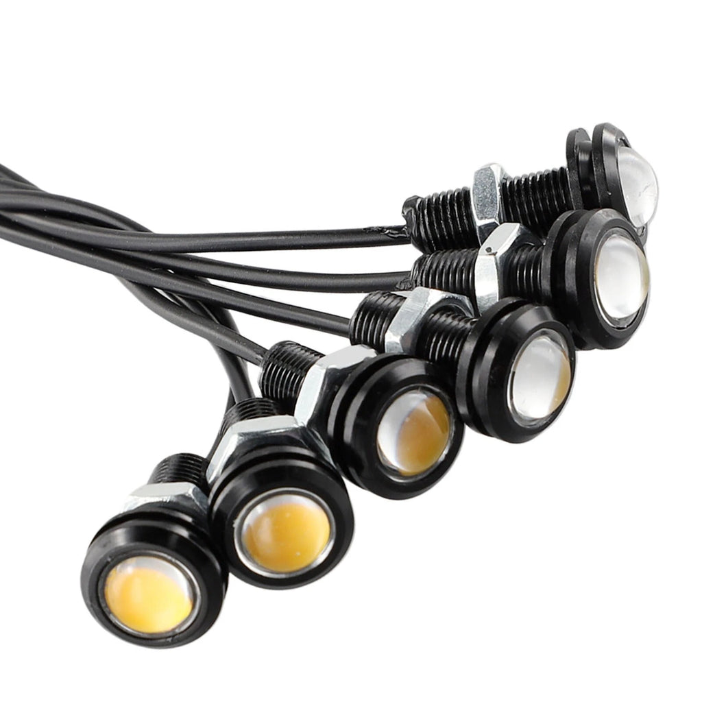 6X LED Lights for RAM 1500 2500 3500 (2019–2023) Front Grille Amber